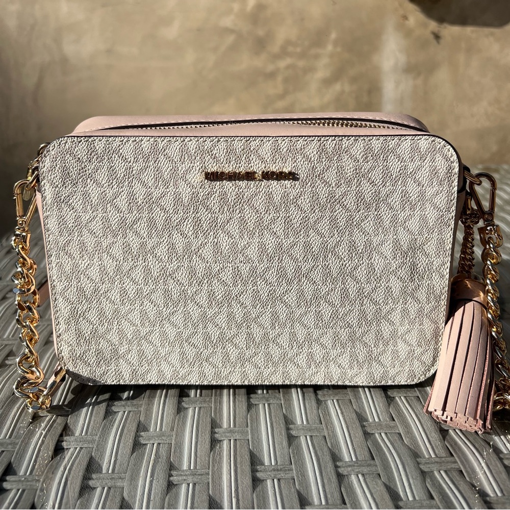 Ginny Medium Logo Crossbody Bag Michael Kors
